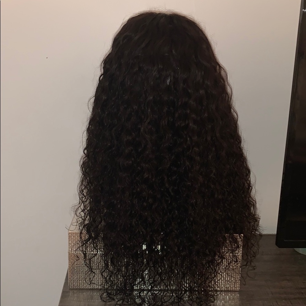 Indian curly Closure Wig